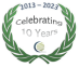 10-year anniversary logo 2013