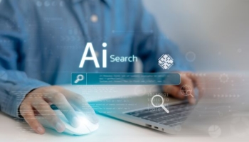 Person optimizing content for AI search